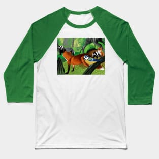 Of foxes and badgers Baseball T-Shirt